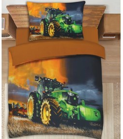 3D mikroszatén ágynemű TRACTOR FORCE színes Ágyneműhuzat mérete: 70 x 90 cm | 140 x 200 cm