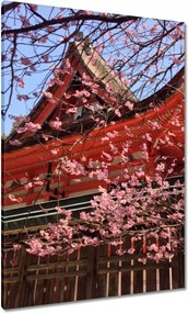 Festmények 70x100 Japán templom