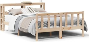 vidaXL tömör fenyőfa ágy matrac nélkül 120 x 190 cm