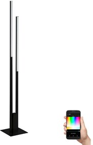 Eglo Eglo 900082 - LED RGBW Dimmelhető állólámpa FRAIOLI-Z2xLED/16W/230V fekete EG900082