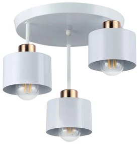 MAXLED Csillár 3xE27/35W/230V átm. 30 cm fehér/arany MX0238