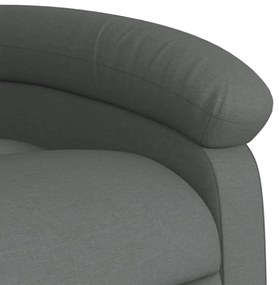 sötétszürke szövet relaxfotel