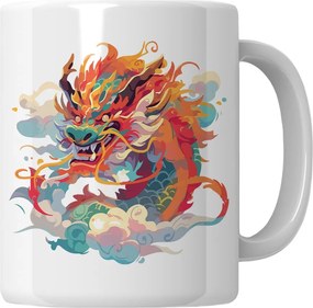 Bögre Festett Sárkány Ajándék Sárkány Rajongóknak Sárkány Ajándék