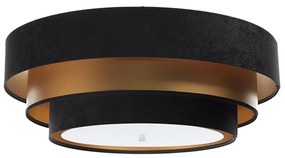 TRINITI mennyezeti lámpa 2xE27/60W/230V fekete/arany