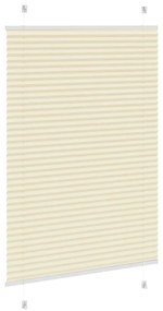 pliszírozott redőny krém 95x150 cm szövetszélesség 94,4 cm