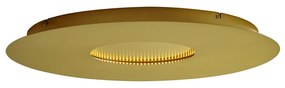 Modern mennyezeti lámpa arany 60 cm LED-del, 3 fokozatban dimmelhető - Morning