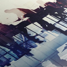 A zenészek képe (órával) (90x30 cm)