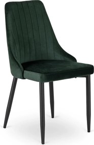 Étkezőszék BARI zöld bársony