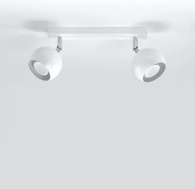 Sollux SL.0438 - Mennyezeti spotlámpa OCULARE 2xGU10/10W/230V