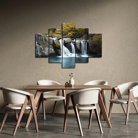 Kép - vízesés, Lushan, Kína (150x105 cm)