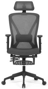 Szürke Hálós Irodai Szék, Szinkron Mechanikával. KA-S257 GREY