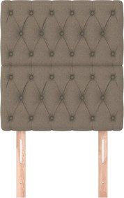 bézs színű szövet fejtámla 80x7x118/128 cm