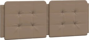 cappuccino színű műbőr fejtámla párna Zadar 120 cm