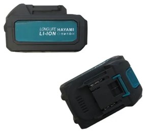 Akkus bozótvágó LCD kijelzővel HAYAMI HA-1041 + 2x akkumulátor + pengék + tartozékok