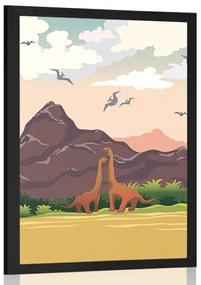 Poszter a dinoszauruszok földje