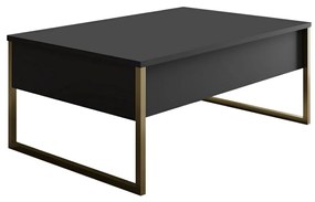 Luxe Anthracite and Gold konferenciaasztal