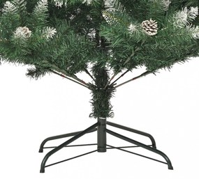 PVC műkarácsonyfa állvánnyal 120 cm