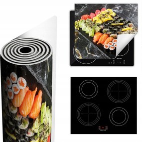 Tűzhelyvédő Szőnyeg Több Hely 60x52 sushi márvány