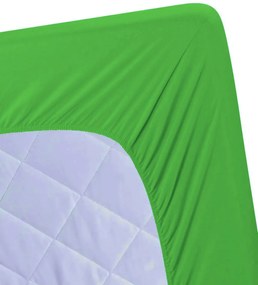 Ágynemű Jersey zöld kiwi TiaHome - 200x220cm