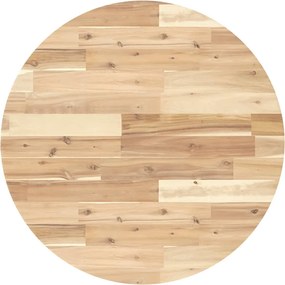 vidaXL kerek tömör akácfa asztallap Ø70 x 2 cm