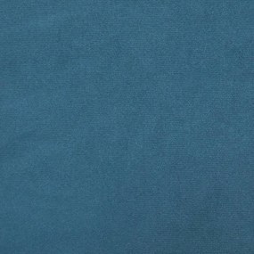 kék kihúzható szövet heverő 80 x 200 cm