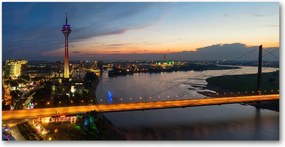 Fotó üvegkép Düsseldorf Németország 140x70