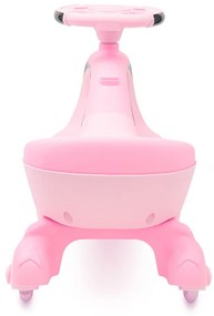 Gravitációs gyerekjármű LED-del Baby Mix G-Force babarózsaszín