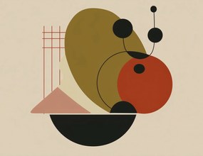 Poszter 65x50cm Geometrikus egyensúly