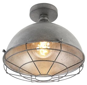 Ipari mennyezeti lámpa antik ezüst 32 cm - Course