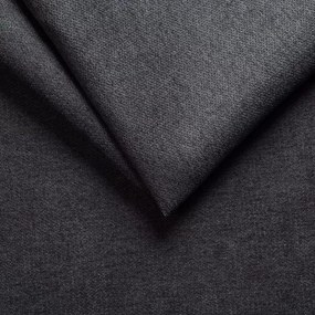 Antracitszürke kinyitható tárolóhelyes sarokkanapé (bal oldali-U alakú) Merkur – Ropez