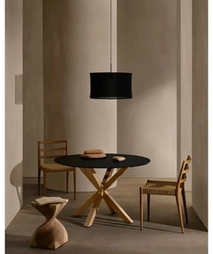 Natúr színű tölgyfa étkezőszék szett 2 db-os Analy – Kave Home