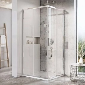 Zuhanysarok négyzet 80x80 cm Ravak Blix X1LM40C00Z1