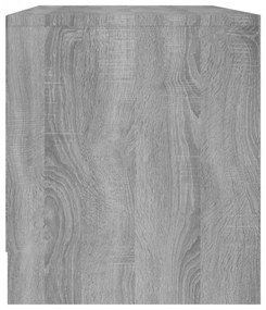 szürke sonoma színű szerelt fa TV-szekrény 90x35x40 cm