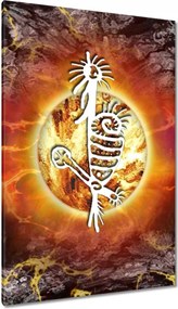 Festmények 80x120 Kozmikus találkozás