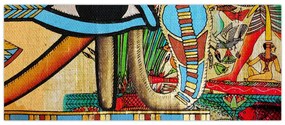 Egyiptomi motívumú kép (120x50 cm)