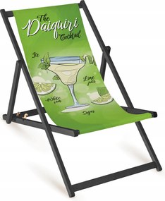 Strand Napozóágy Nyomtatott Fa Összecsukható Kerti Napozóágy Erkély Terasz