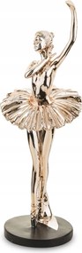 Táncos balerina figura rózsaszín fényes ajándék a tánc szerelmeseinek