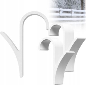 Akasztó szett 2x Akasztós törölközőszárító radiátorhoz fehér