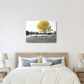 Kép - Pihenés a parkban (üvegen) (70x50 cm)