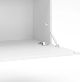 VIVIEN 01 TV Állvány Fehér/Fényes Fehér színben