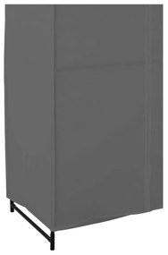 Szürke textil ruhásszekrény 90x160 cm Dara – Premier Housewares