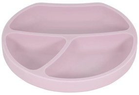 Világos rózsaszín szilikon gyerek tányér 19x20,5 cm – Kindsgut