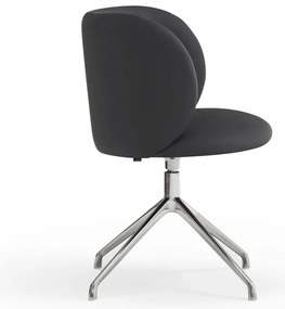 Fekete kárpitozott étkezőfotel Mogi – Teulat