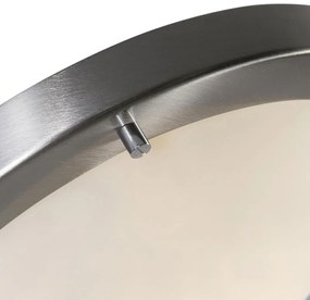 Okos mennyezeti lámpa acél 31 cm, beleértve a WiFi A60 IP44 - Yuma