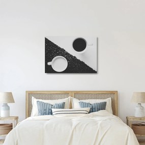 Kávé képe (üvegen) (70x50 cm)