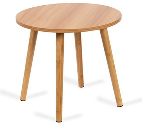 Natúr színű kerek dohányzóasztal szett 2 db-os ø 60 cm Luke – Bonami Essentials