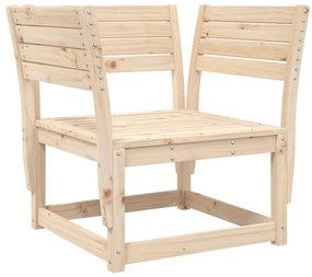 vidaXL tömör fenyőfa kerti szék