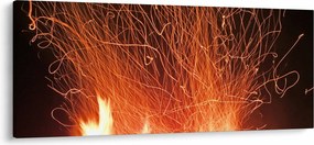 A tűz képe (120x50 cm)