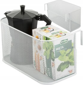 Kosár kosár rendszerező fém akasztós polc konyhai akasztós polc