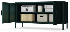 TV-szekrény lábakon ROSA, 1150 x 595 x 400 mm, Modern: palack zöld szín